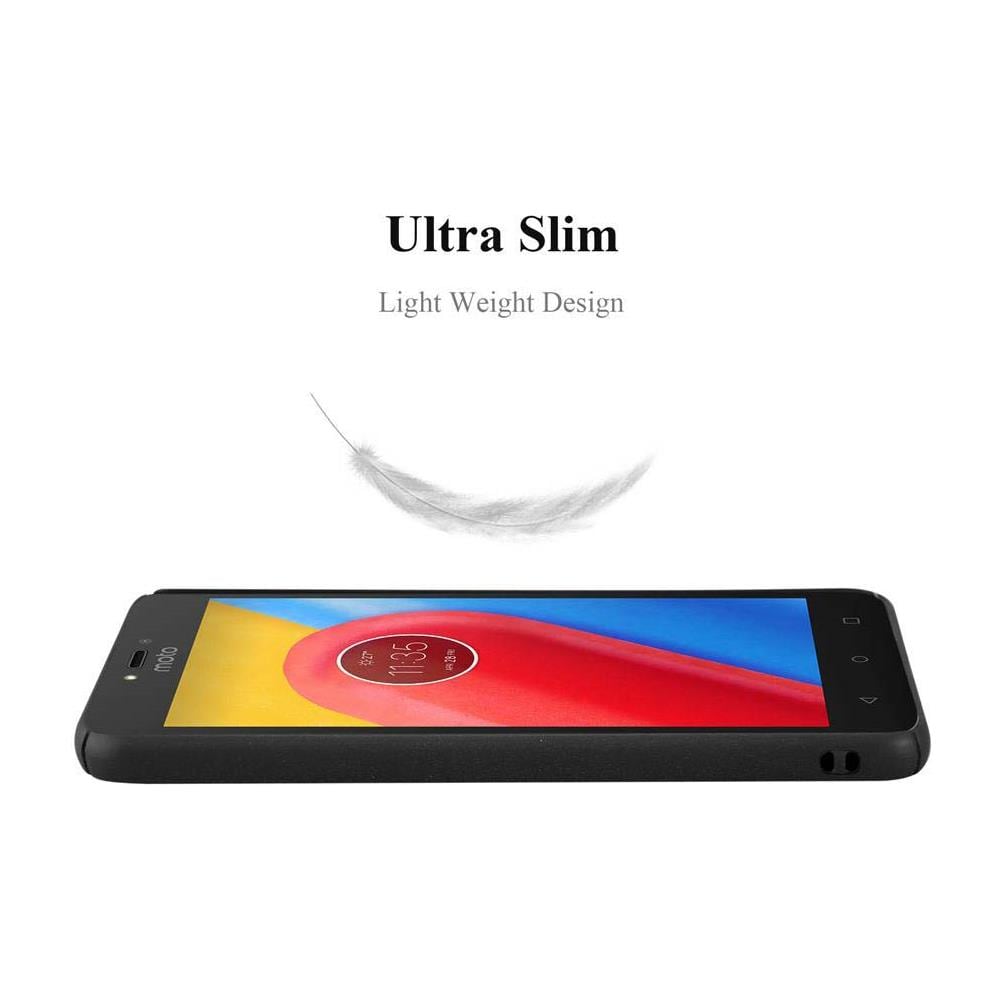 Custodia Compatibile Con Motorola Moto C Plus In Frosty Nero - Hard Case Coperchio Protettivo In Frosted Look Contro I Graffi E Gli Urti - Foto 2