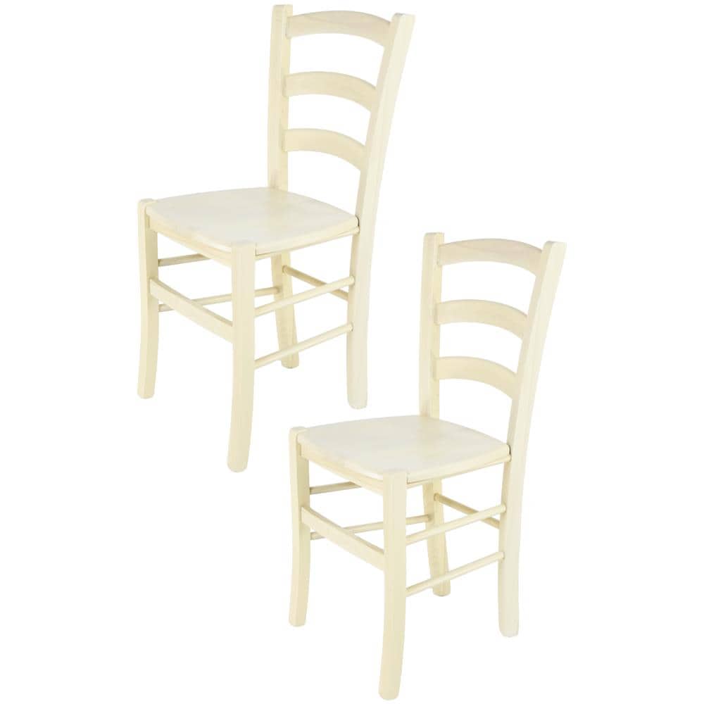 Set Da Pranzo In Legno Asiatico East West - Tavolo Rotondo E 2 Sedie Con Finitura Cappuccino, Eleganza Classica