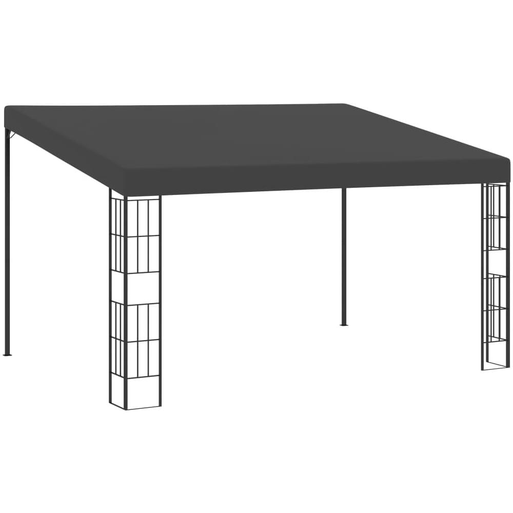 Gazebo A Parete 3x4 M Antracite In Tessuto - Foto 1