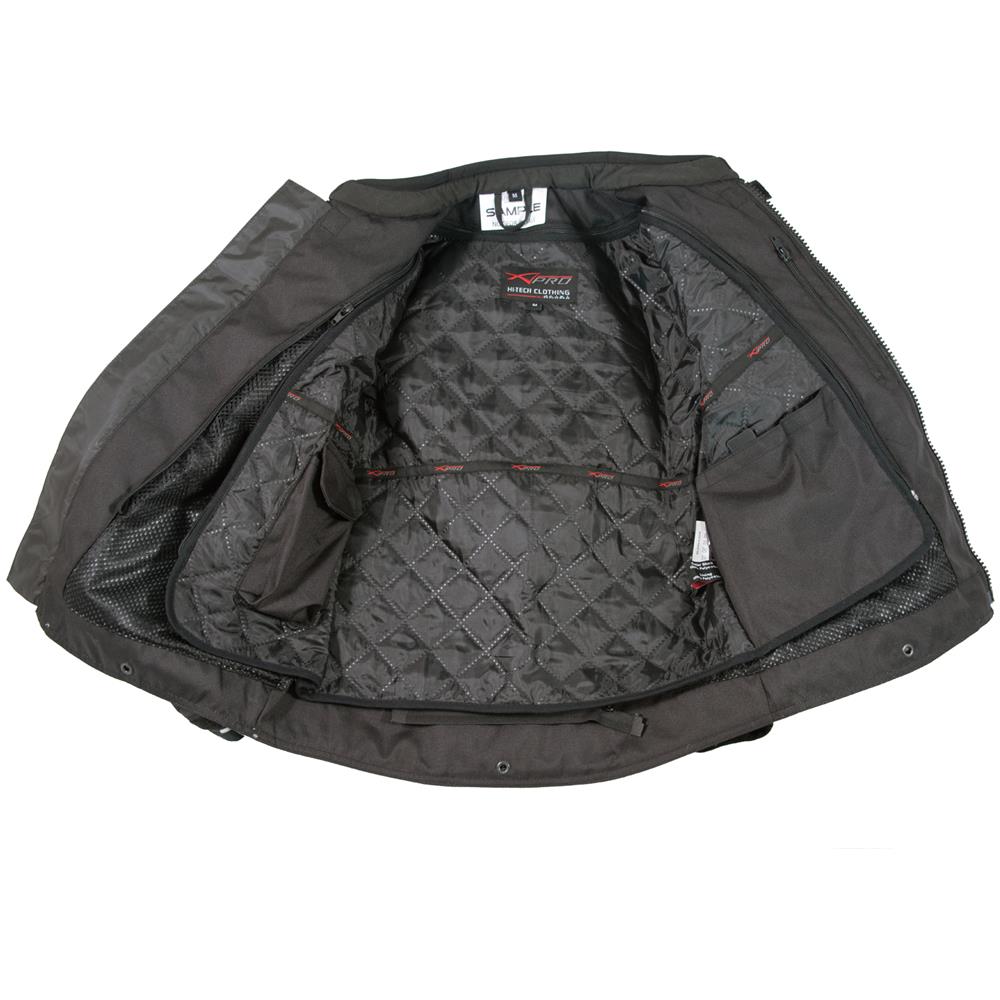 Giacca Moto Tessuto Sport Protezioni Ce Riflettente Ventilata Grigio Xl - Foto 2