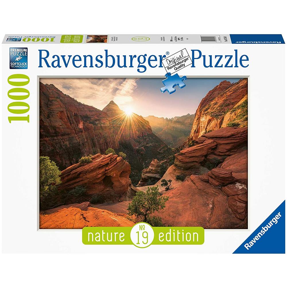 RVB16754 Puzzle da 1000 Pezzi - Zion Canyon USA - Foto 1