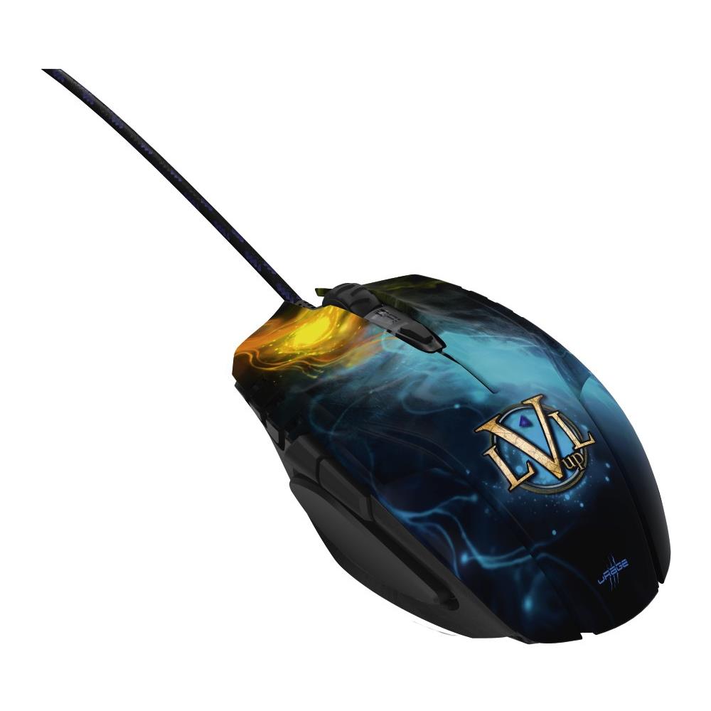 Mouse Gaming uRage Morphmouse Magic 6 Tasti 2400 DPI Colore Nero-Blu-Giallo  - Foto 3