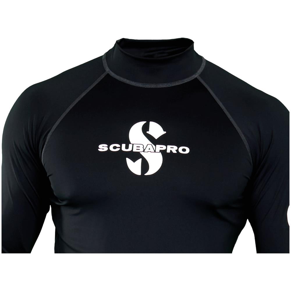 Rash Guard Long Sleeve Upf50 Uomo Nero Xxl - Foto 3