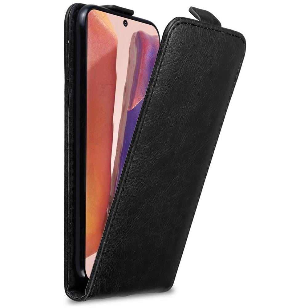 Custodia Compatibile Con Samsung Galaxy Note 20 In Nero Di Notte - Coperchio Protettivo In Design Flip Con Chiusura Magnetica - Foto 1