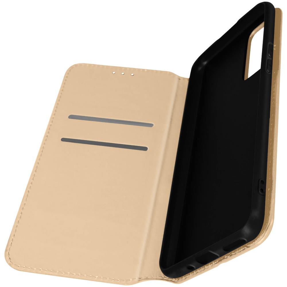 Custodia Per Oppo Find X5 Pro Copertina Portacarte Supporto Magnetica Oro - Foto 1