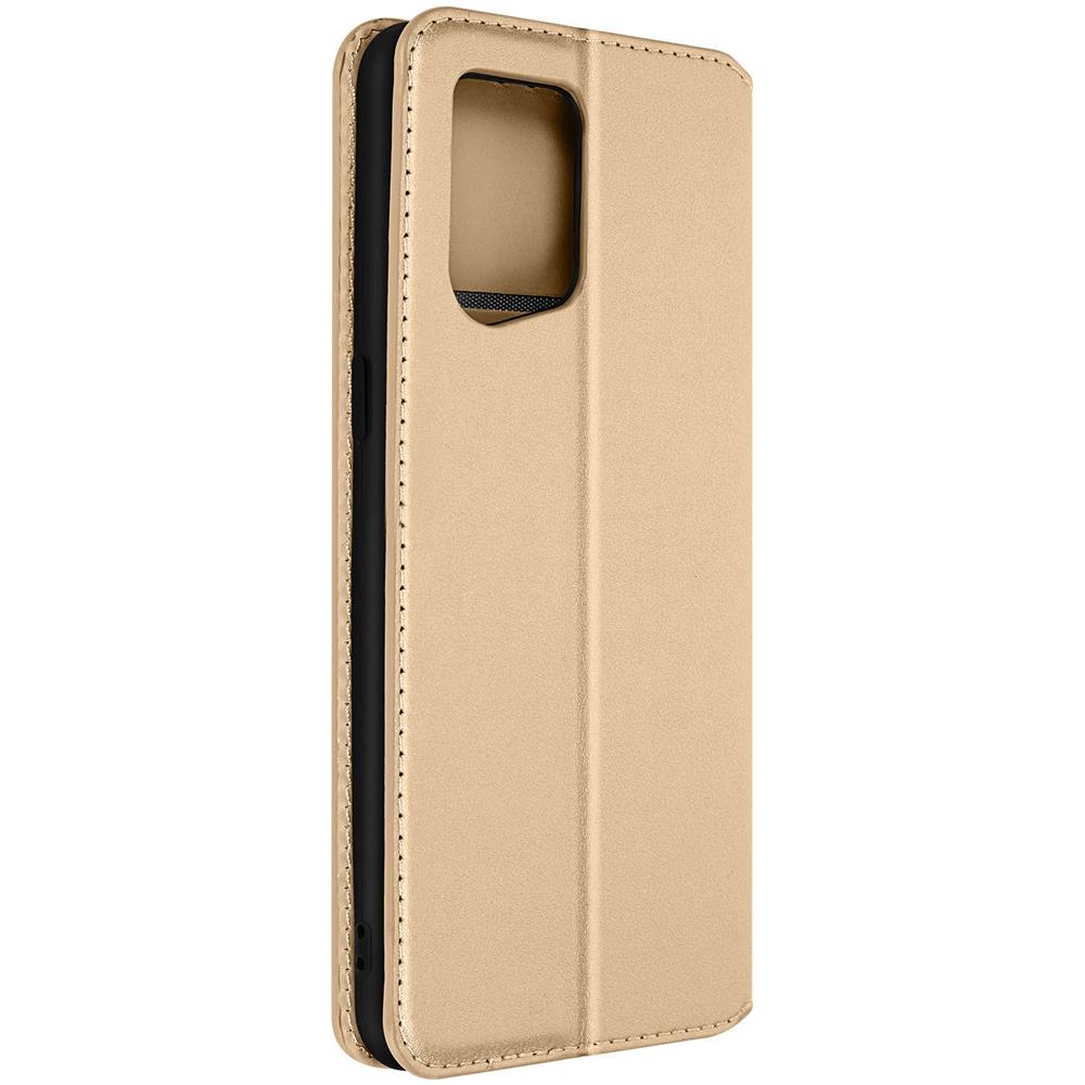 Custodia Per Oppo Find X5 Pro Copertina Portacarte Supporto Magnetica Oro - Foto 2