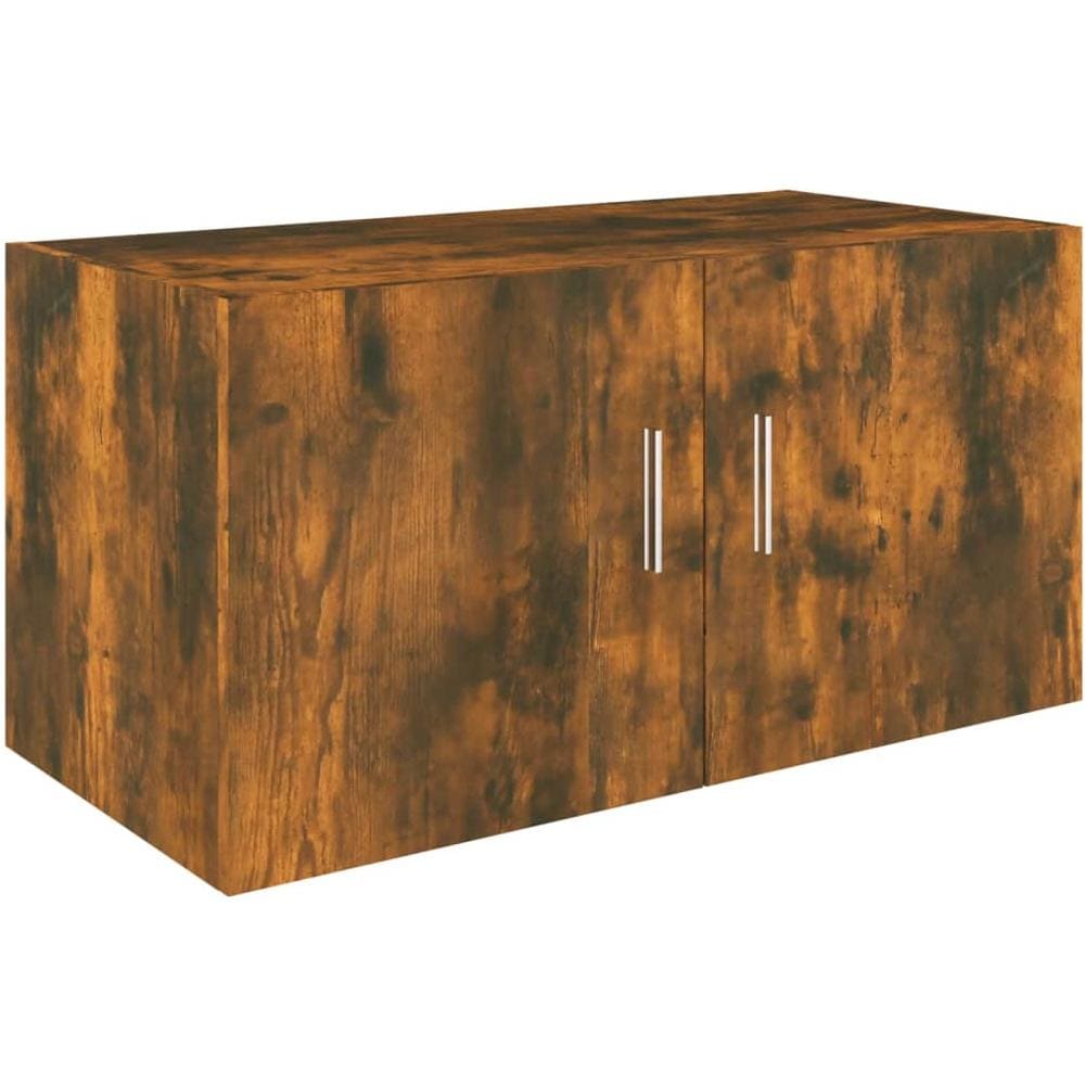 Armadietto Da Parete Rovere Fumo 80x39x40 Cm Legno Multistrato - Foto 2