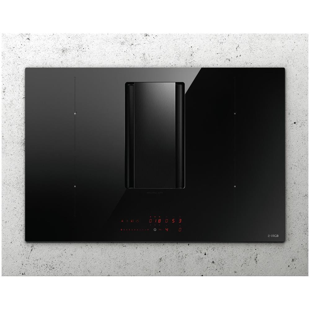 Piano Cottura PRF0183127 a Induzione 4 Zone Cottura da 78 cm Cappa Aspirante Integrata Colore Nero - Foto 1
