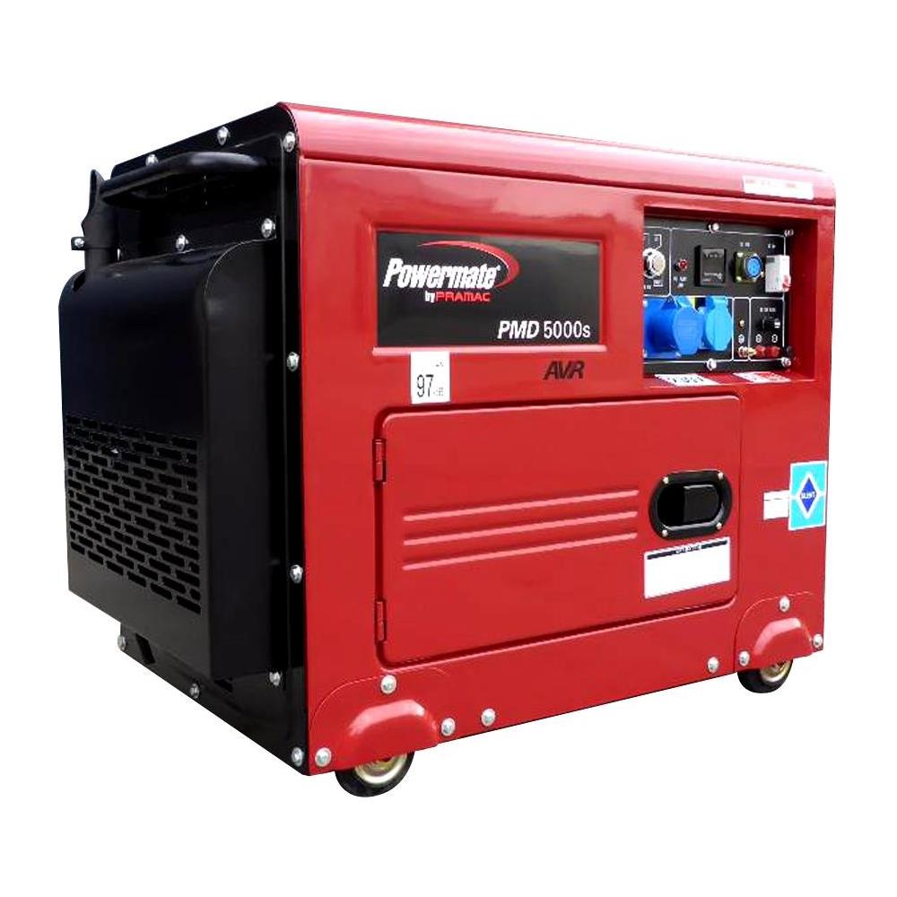 Pmd5000s - 4,2 Kw - Gruppo Elettrogeno Diesel - Powermate Generatore A Gasolio - Foto 1