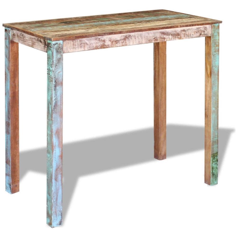 vidaXL Legno Massello di Sheesham Tavolino da Bar Collazione Tavolo da Cucina
