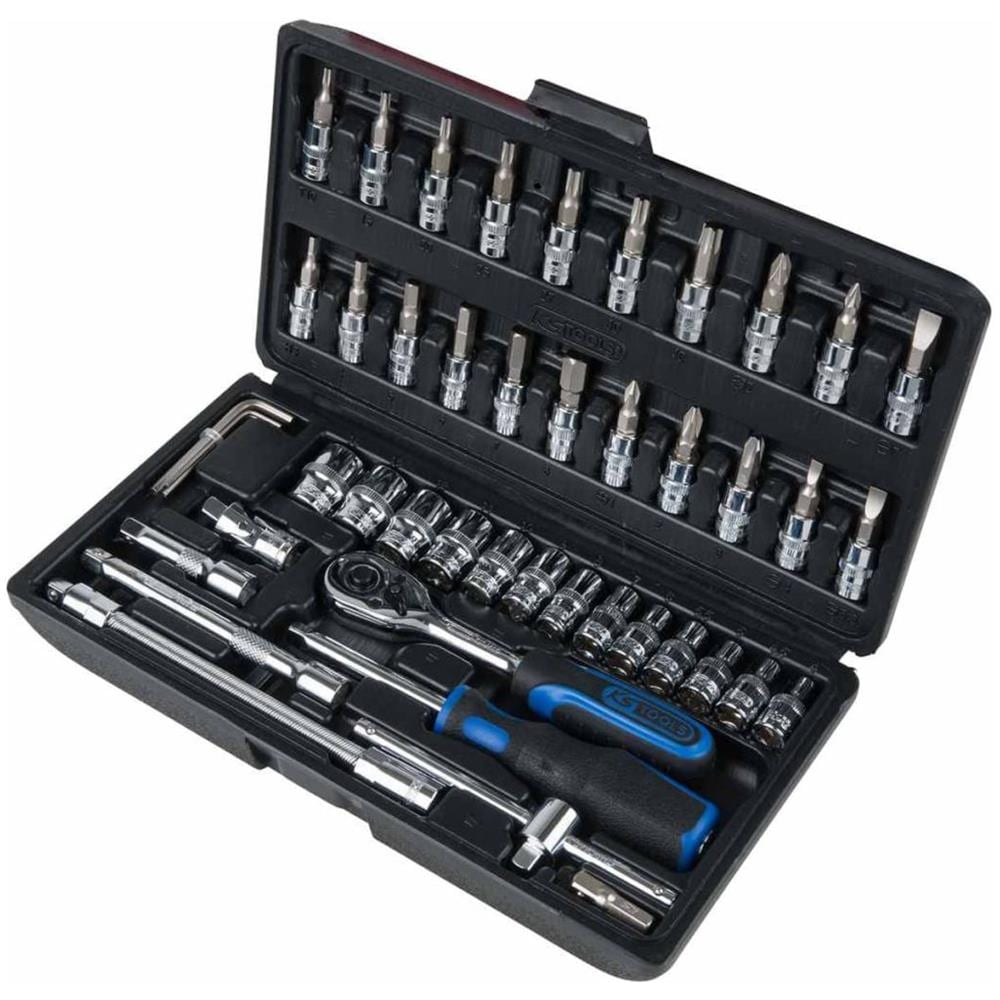 48 Pz Chrome+ Set Punte E Chiavi A Bussola Da 1/4"" 918.0648 - Foto 1