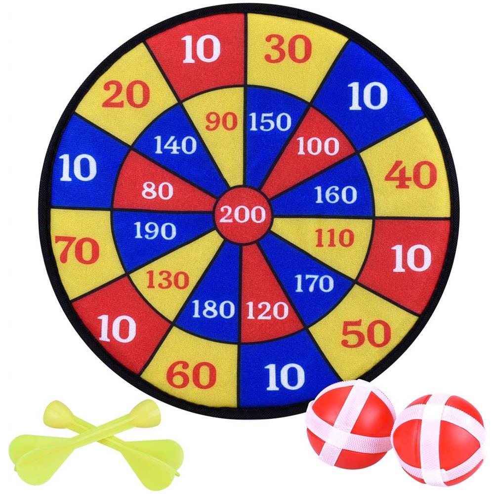 Gioco Tirassegno Tiro Al Bersaglio Soft Con Freccette E Palline In Velcro 36cm - Foto 1