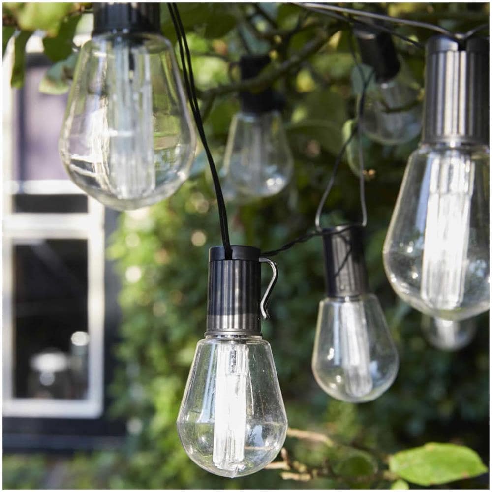 Luci Da Festa A Batteria Con 10 Led Alicante Transparente - Foto 1