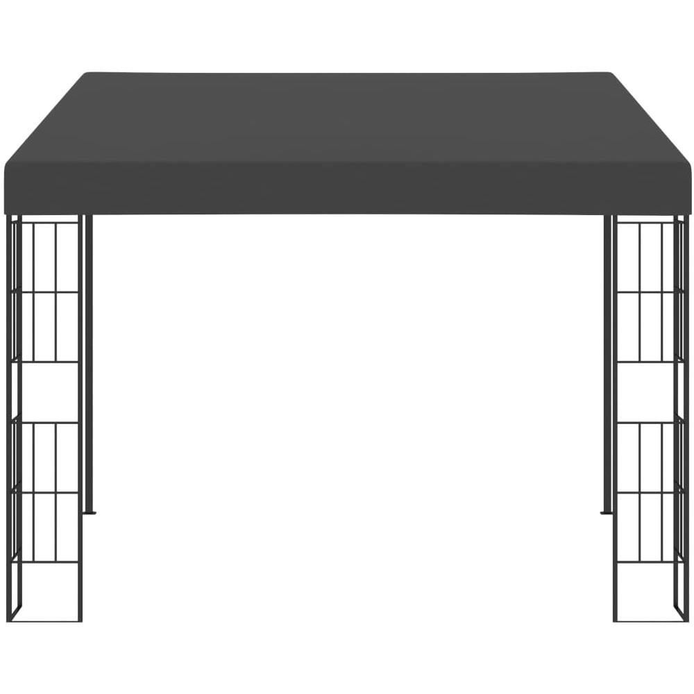 Gazebo A Parete 3x3 M Antracite In Tessuto - Foto 2
