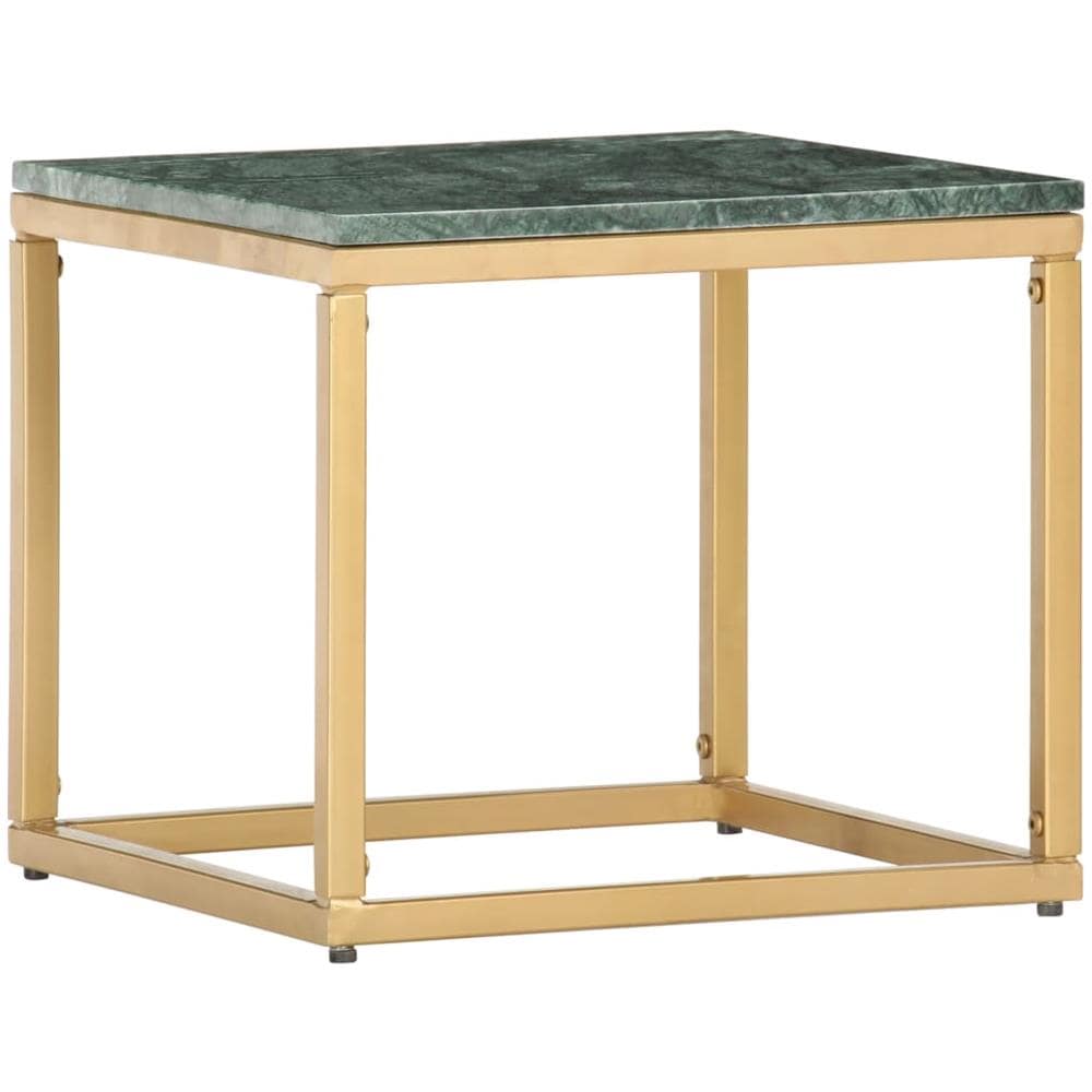 Tavolino Da Caffè Verde 40x40x35 Cm Pietra Vera Testura Marmo - Foto 1