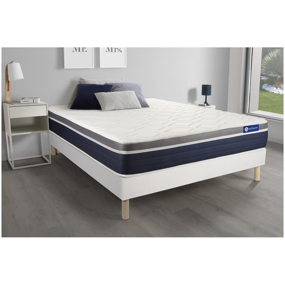 Kit Rete E Materasso Actilatex Confort 135x200cm - Spessore : 26cm - Lattice E Memory Foam - Moderatamente Rigido - Foto 2