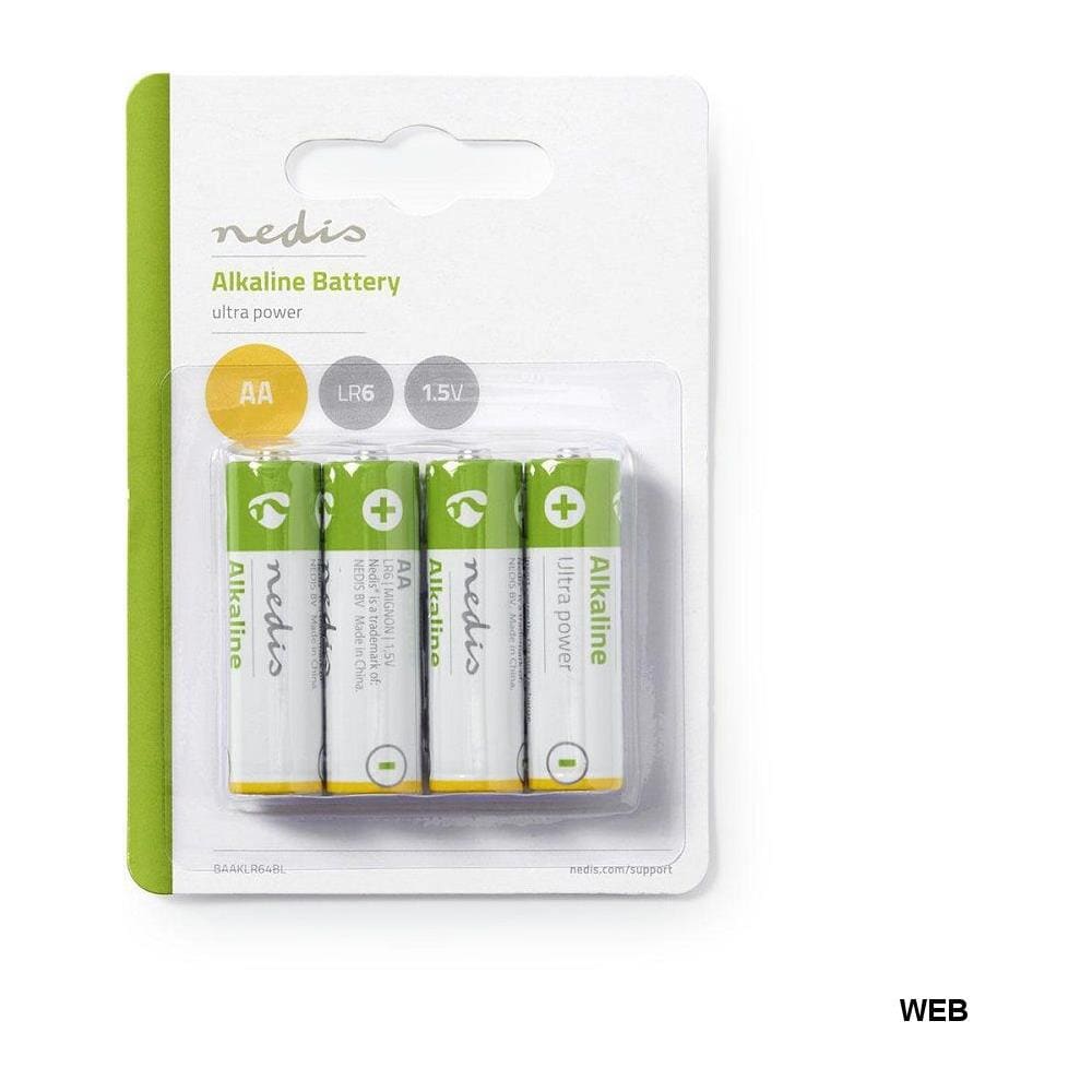 Batteria Alcalina Aa 1.5v 4 Pezzi Blister - Foto 1