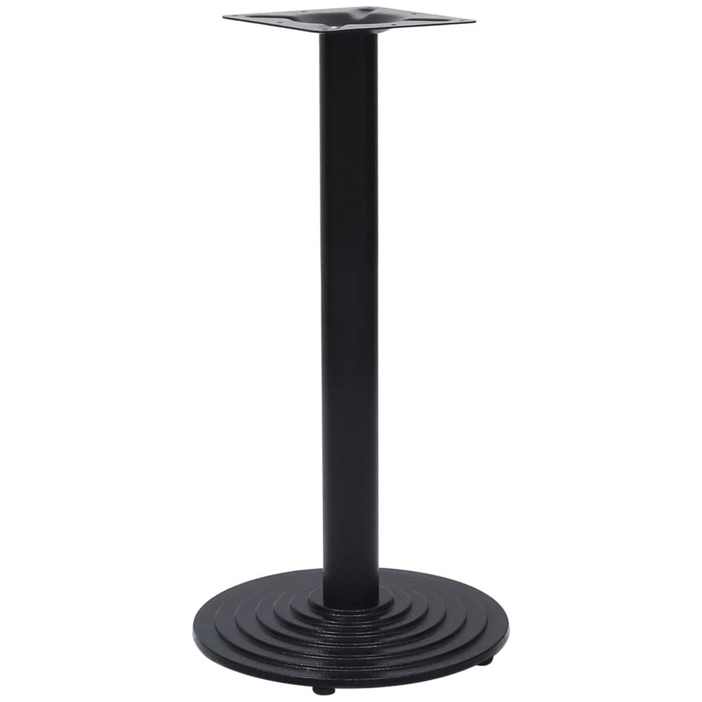 Gamba Per Tavolino Da Bar Nero 43x72 Cm In Ghisa - Foto 1