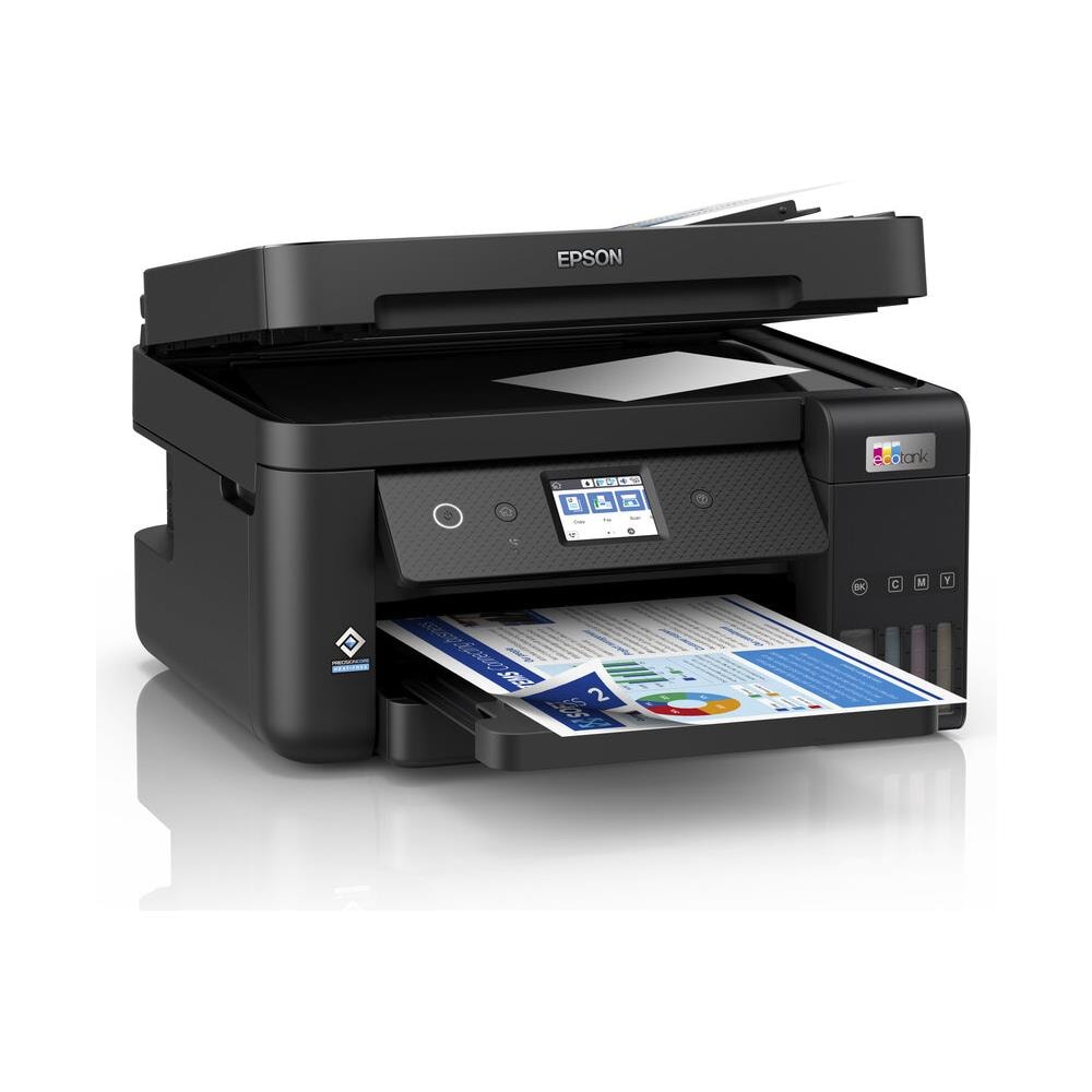 Stampante Mutifunzione EcoTank ET-4850 Inkjet a Colori Stampa Copia Scansione Fax A4 33 ppm (B / N) 20 ppm (a Colori) Wi-Fi / Ethernet / USB - Foto 2