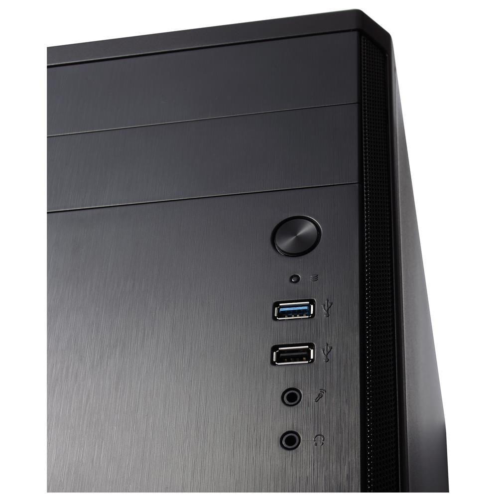 CORE 1100, Midi-Tower, PC, Micro-ATX, Mini-ITX, Fondo, 2x 120 mm, 63, 5, 88, 9 mm (2.5, 3.5")  - Foto 1