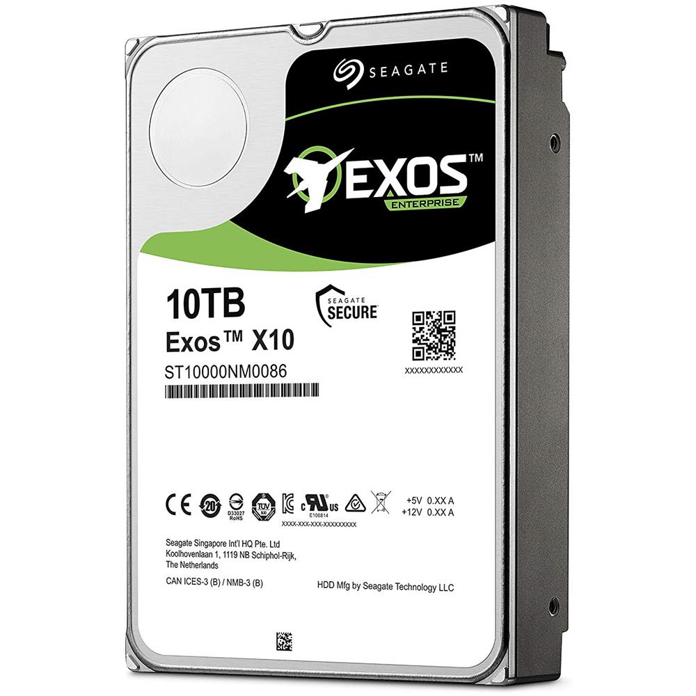Hard Disk Interno Exos X Capacità 10TB 3.5" Interfaccia SATA 6 Gb / s Buffer 256MB 7200 rpm - Foto 4