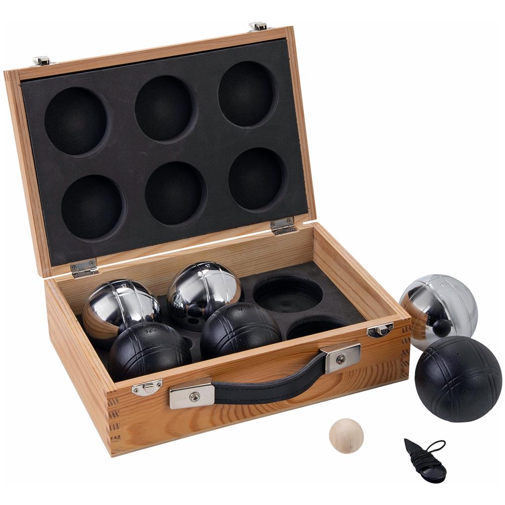 Set Di Bocce Verniciate A Polvere In Una Scatola Di Legno - Foto 2