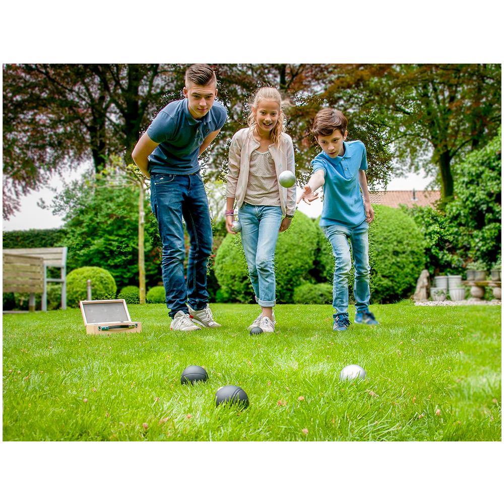 Set Di Bocce Verniciate A Polvere In Una Scatola Di Legno - Foto 5