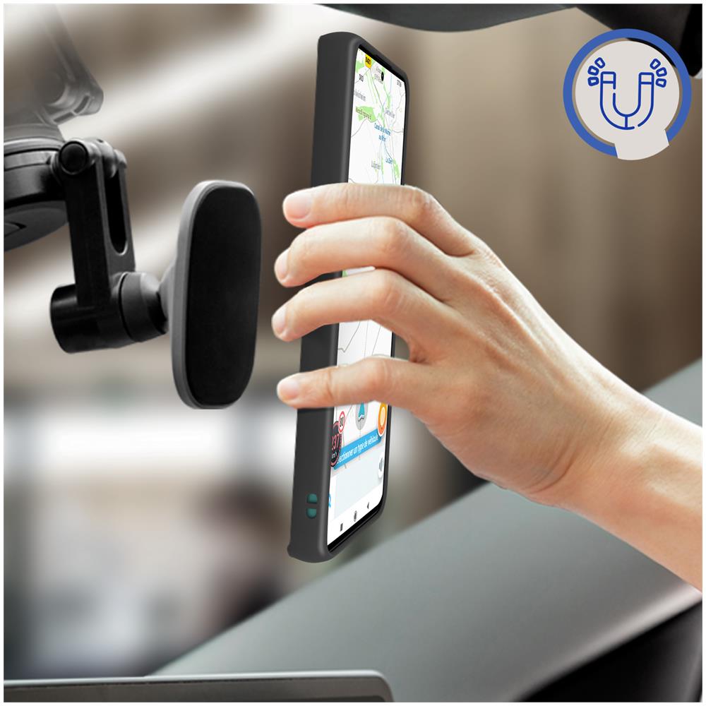 Cover Xiaomi Poco F4 5g Bimateria Anello Metallico Supporto Nera - Foto 2