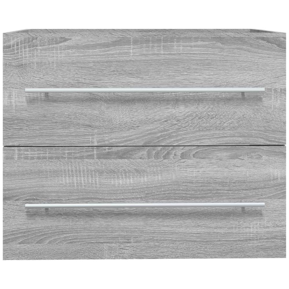 Mobile Lavabo Grigio Sonoma 60x38,5x48 Cm In Legno Multistrato - Foto 8