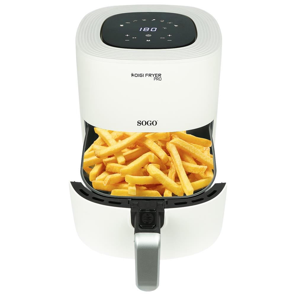 Friggitrice ad Aria FRE-SS-10815 Capacità 5.5 Litri 1700 Watt Colore Bianco - Foto 2