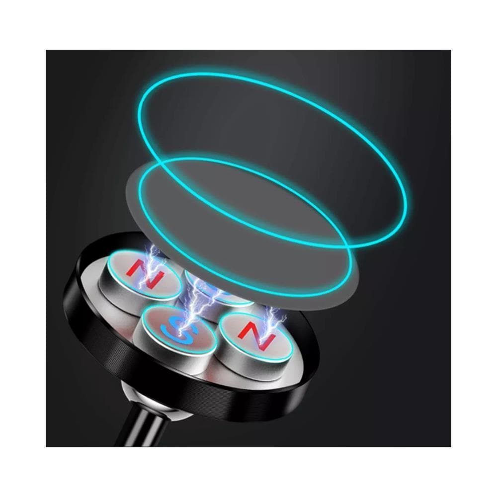 Porta Telefono Magnetico Per L'auto Rotazione A 360 Gradi Silver - Foto 2