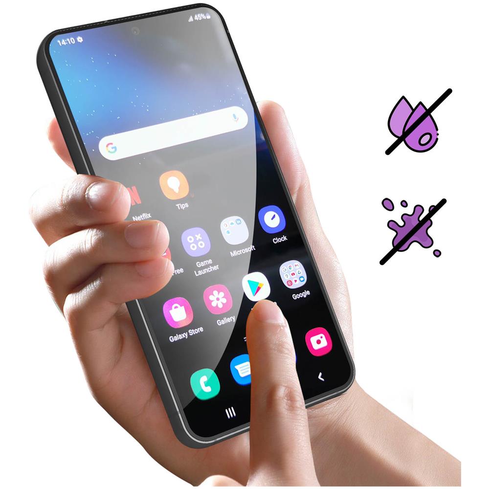 Film Per Samsung S23 Plus Vetro Temperato 9h+ Bordo Smussato - Foto 2