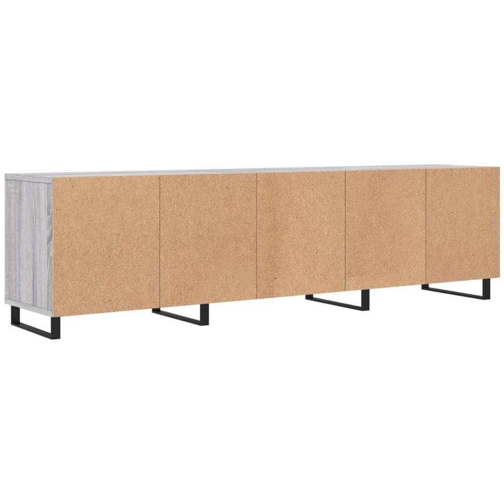 Mobile Porta Tv Grigio Sonoma 150x30x44,5 Cm Legno Multistrato - Foto 8