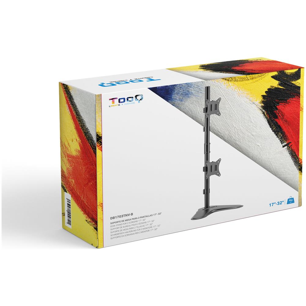 DB1703TNV-B supporto da tavolo per Tv a schermo piatto 81,3 cm (32") Nero Scrivania - Foto 7