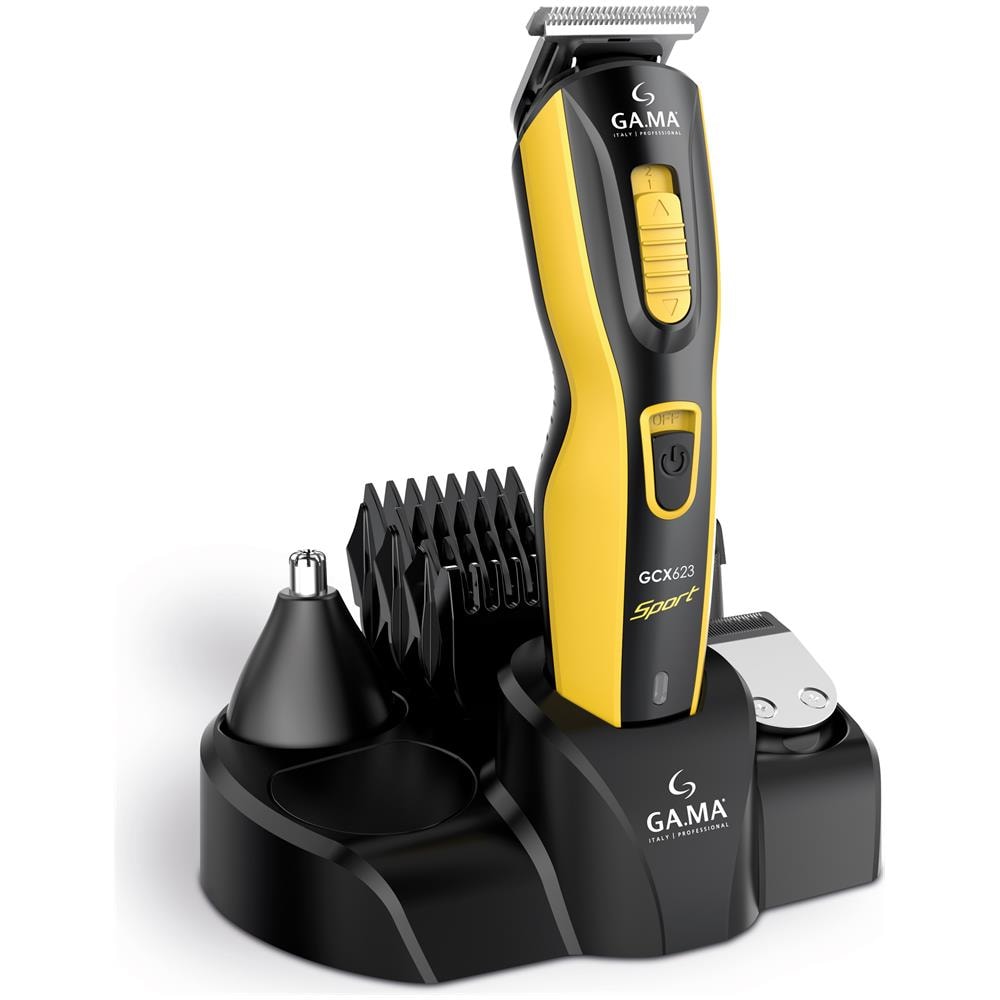 GCX623 Sport: Multifunzione Completo e Versatile con 4 Testine Intercambiabili per Tagliacapelli, Regolabarba, Rasoio e Trimmer Naso /Orecchie, Dotato di Pettini per Diverse Regolazioni di Taglio, Alimentazione Cord-Cordless, Lame in Acciaio Inossidabile - Foto 1