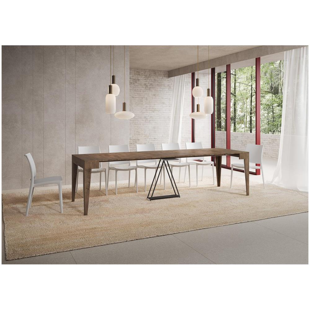 Consolle allungabile 90x42/302 cm Zima noce - Foto 4