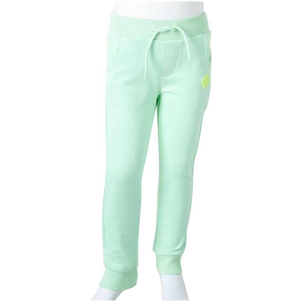 Pantaloni Tuta per Bambini Verde Brillante 116 - Foto 9
