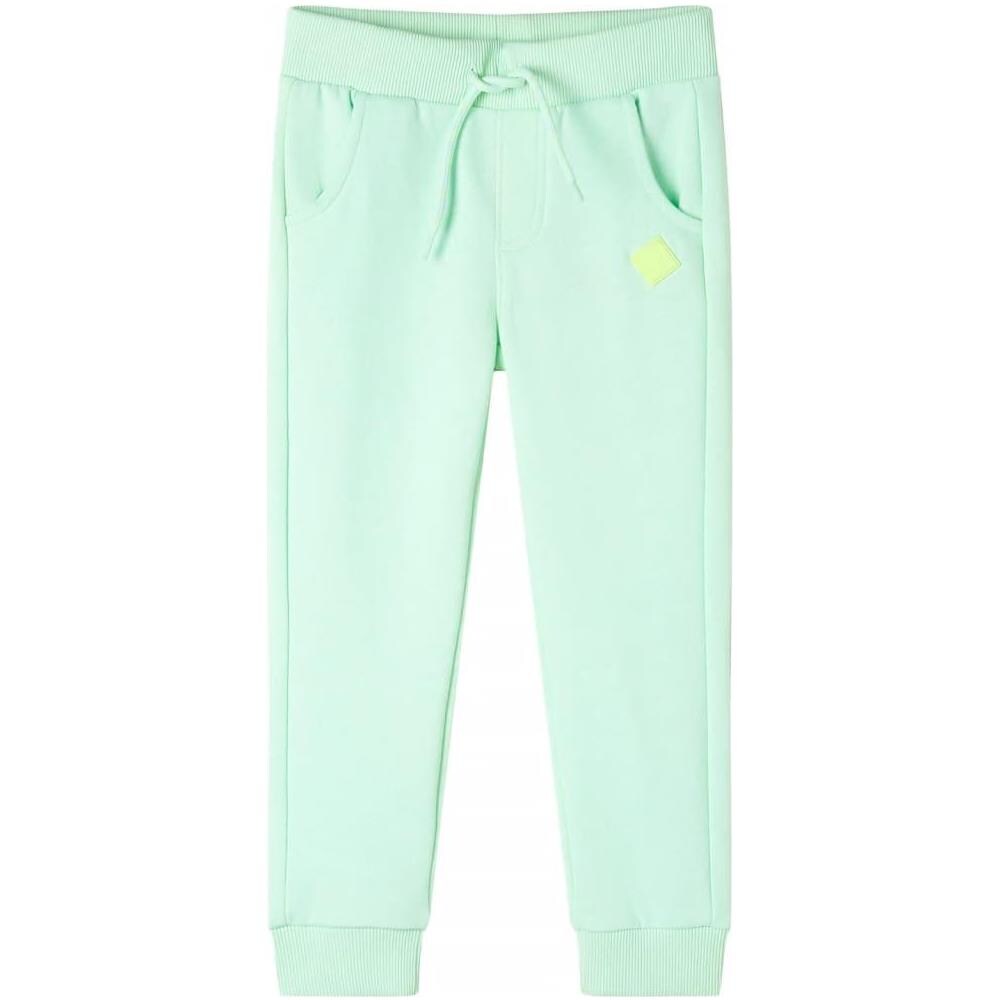 Pantaloni Tuta per Bambini Verde Brillante 116 - Foto 1