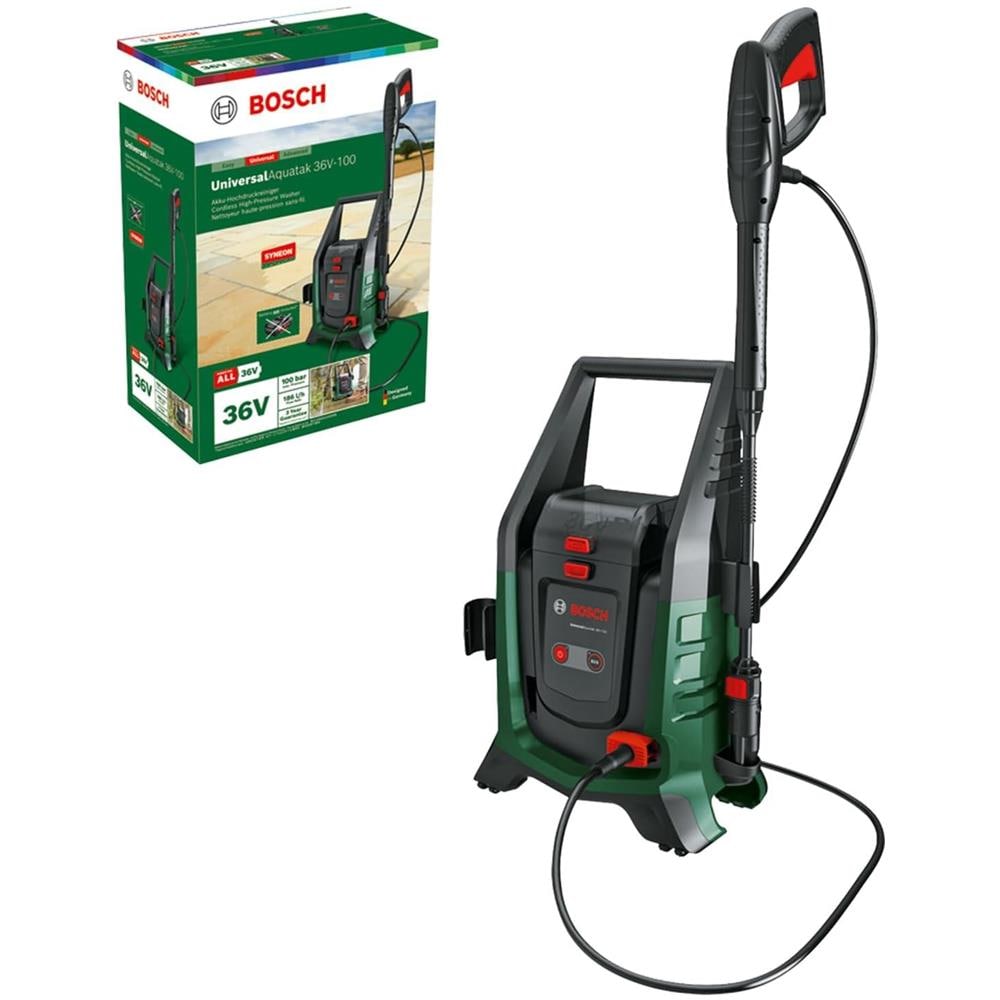 Idropulitrice UniversalAquatak 36V-100 Pressione 100 bar Autonomia 45 min Colore Acciaio inox - Foto 1