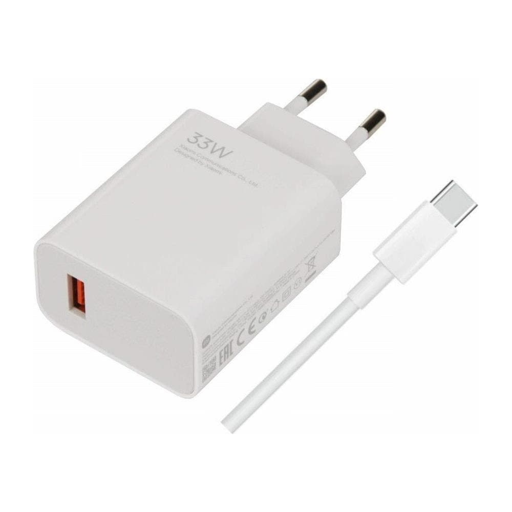 Caricabatterie Originale Da Casa Cavo Type C Mdy-16-ef 33w Turbo Charge White Bulk Smartphone - Foto 1