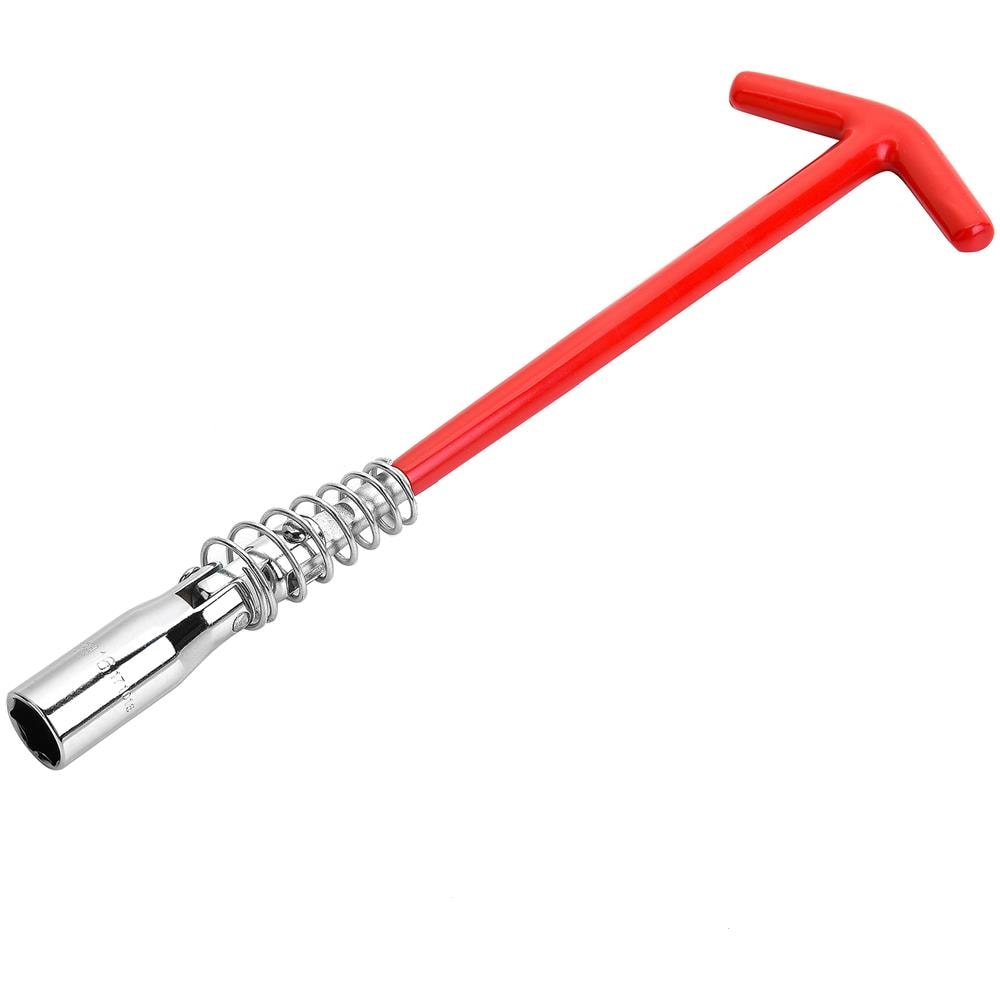 Chiave barra candele 5/8"" (16mm), snodabile a 360°, in acciaio Cr-V trattato termicamente - Foto 1