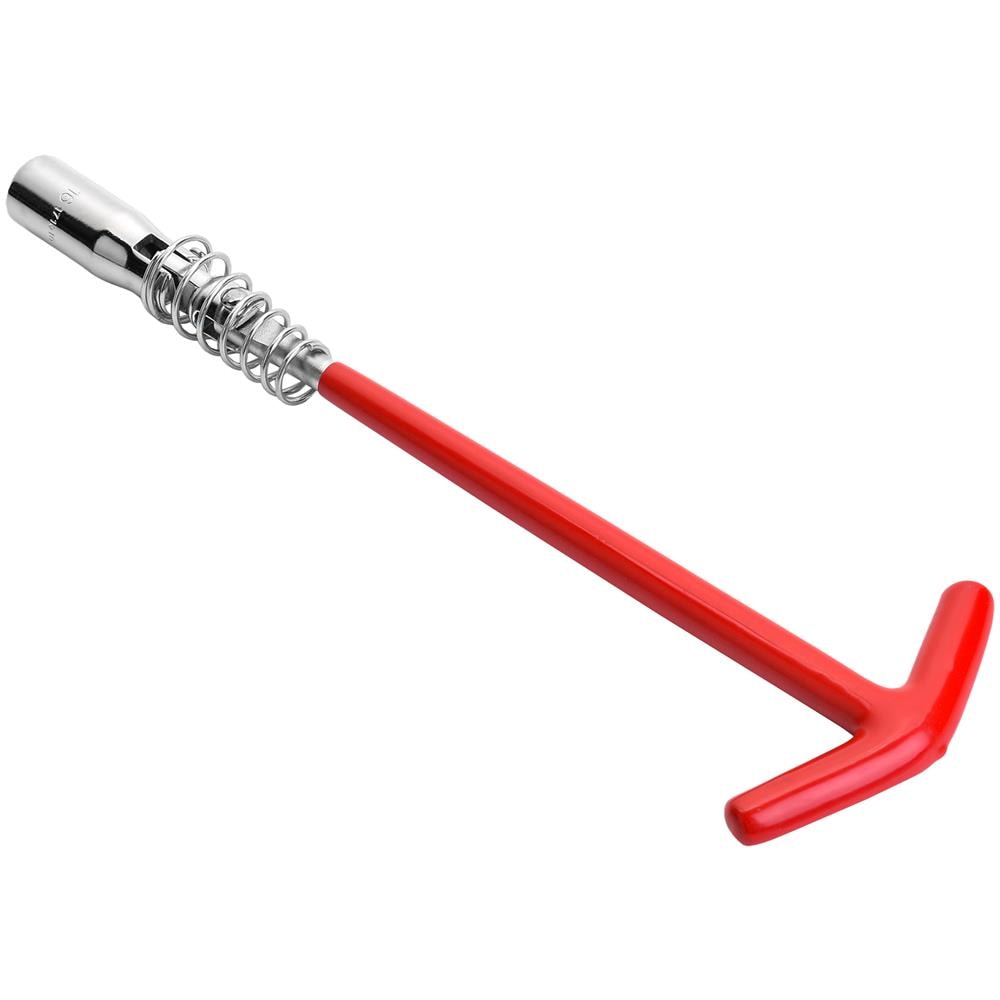 Chiave barra candele 5/8"" (16mm), snodabile a 360°, in acciaio Cr-V trattato termicamente - Foto 2