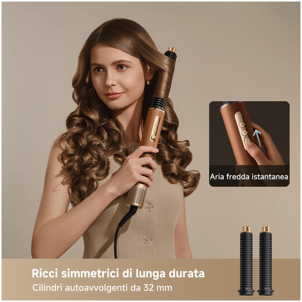 AirStyle Pro 2 Kit per lo styling dei capelli Caldo Oro 1300 W 2,8 m - Foto 2