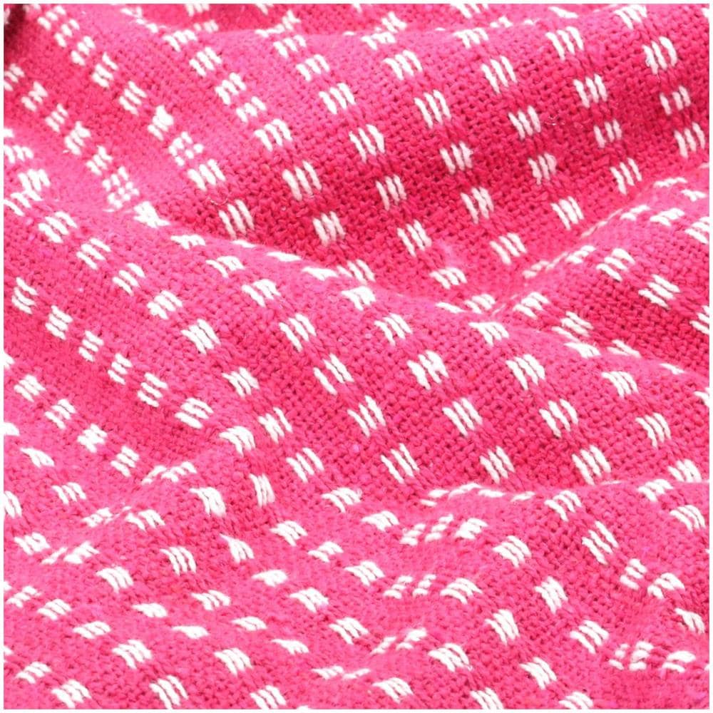 Copriletto in Cotone a Quadri 160x210 cm Rosa - Foto 2