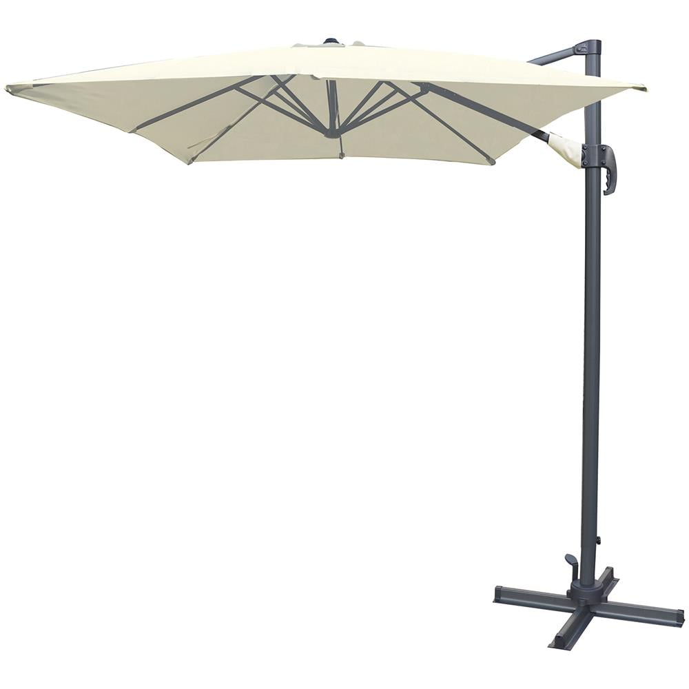 Ombrellone Parasole Da Giardino Roma Mini Aluminio 300x200x260 Cm - Foto 1