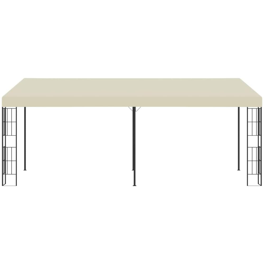 Gazebo A Parete 3x6 M Crema In Tessuto - Foto 2