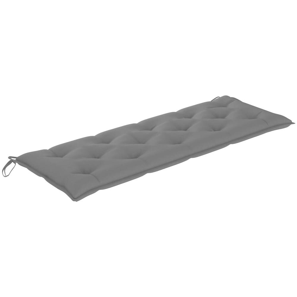 Cuscini per Panca 2 pz Grigi 150x50x7 cm in Tessuto Oxford - Foto 2