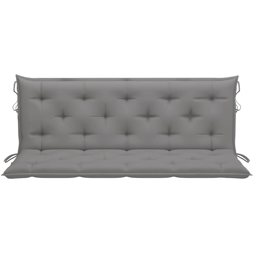 Cuscini per Panca 2 pz Grigi 150x50x7 cm in Tessuto Oxford - Foto 3