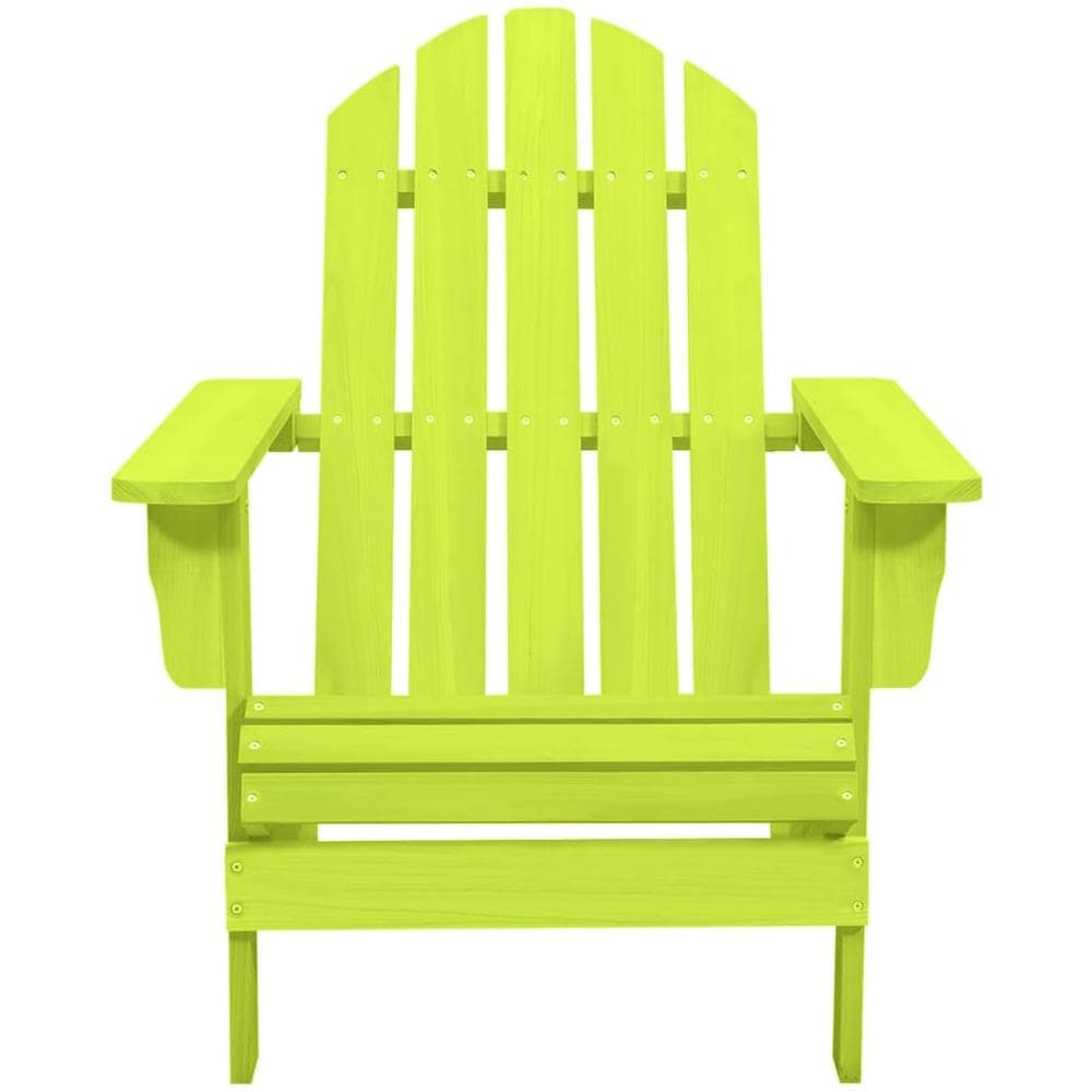 Sedia Giardino Adirondack in Legno Massello di Abete Verde - Foto 3