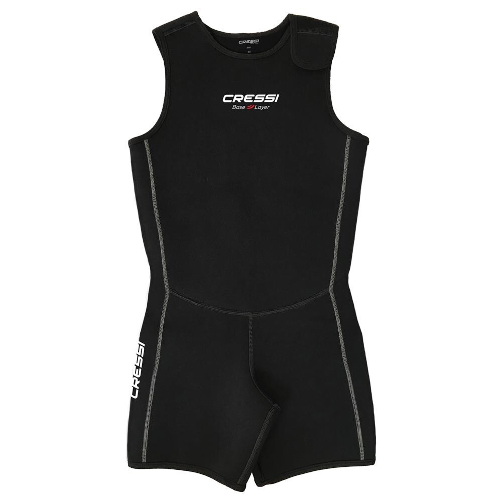 Base Layer Short Vest 2mm Donna Nero M - Foto 1